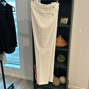 Winter white Calvin Klein dress pants in size 16. Zip front and lined.